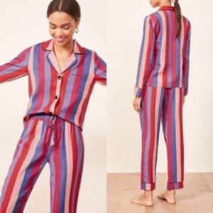 Reformation Stripe PJs
